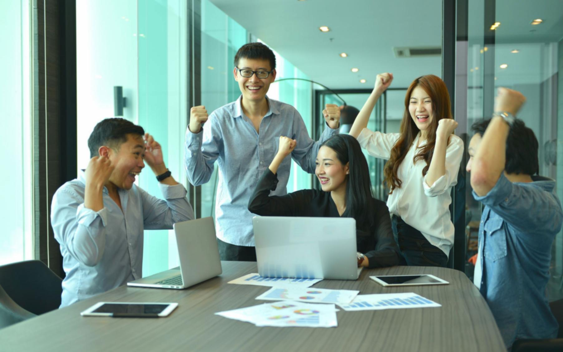 Professional workspace demonstrating user experience design methodology