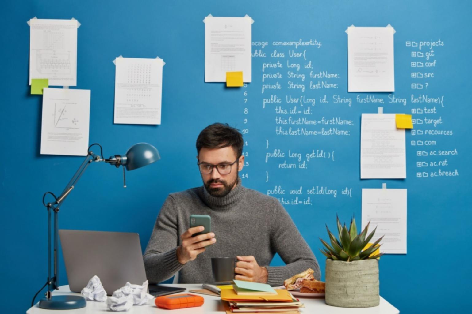 Professional workspace demonstrating user experience design principles